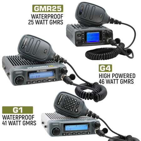 Rugged Radios Ford Bronco Two-Way GMRS Mobile Radio Kit - Rambler G4 BRONCO-G4