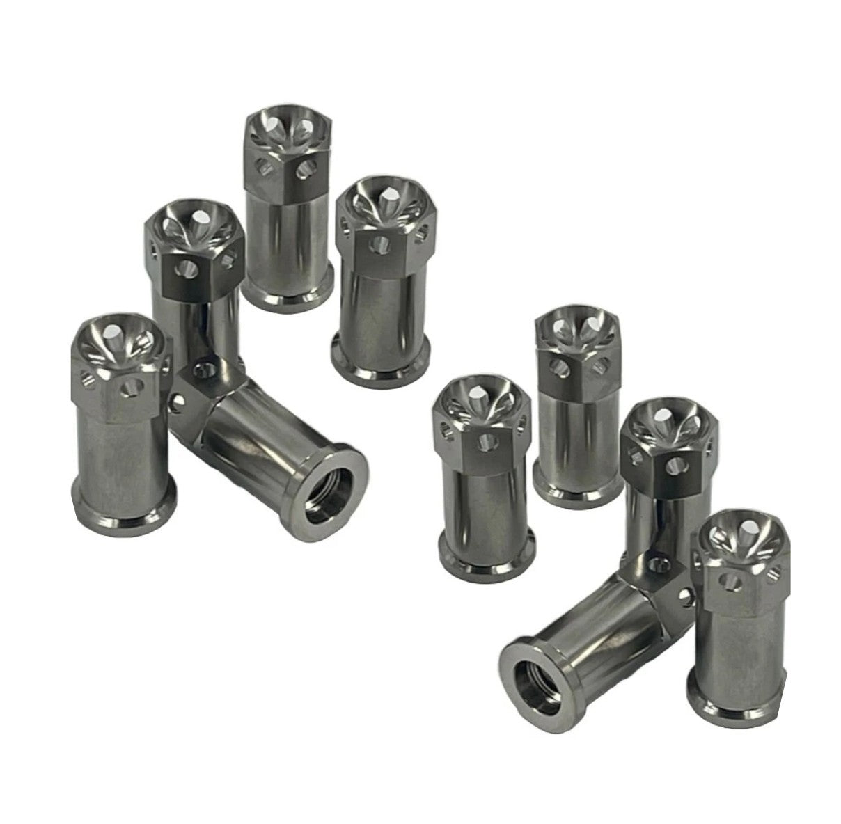 Gorsuch Titanium Quick Change Gear Cover Nut - 3/8-16 in Thread (Set of 10)
