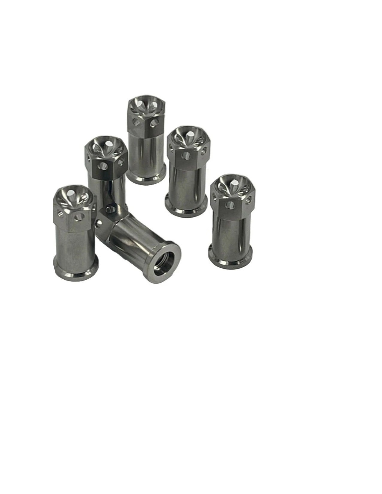 Gorsuch Titanium Quick Change Gear Cover Nut - 3/8-16 in Thread (Set of 6)