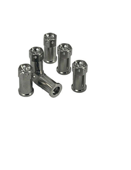Gorsuch Titanium Quick Change Gear Cover Nut - 3/8-16 in Thread (Set of 6)