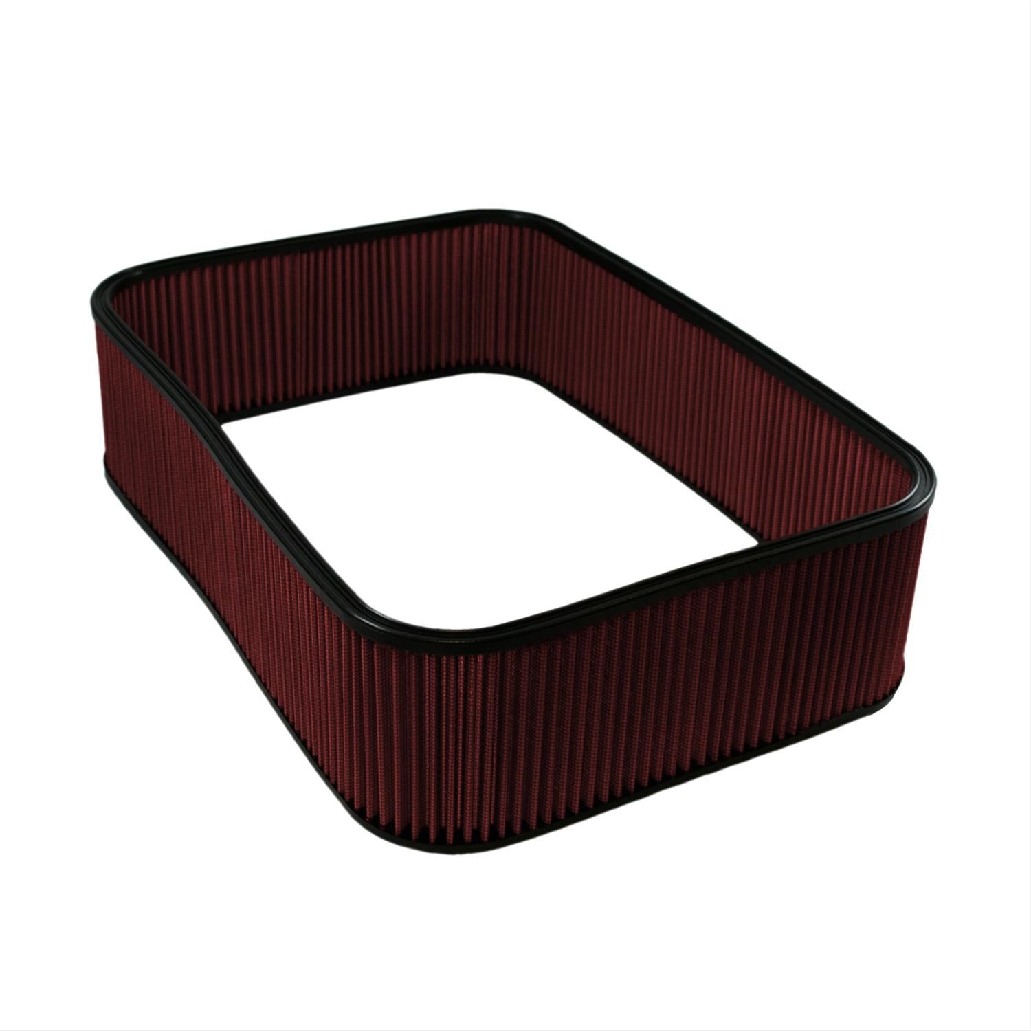 Green Filter Sprint Car Air Filter Element - Red