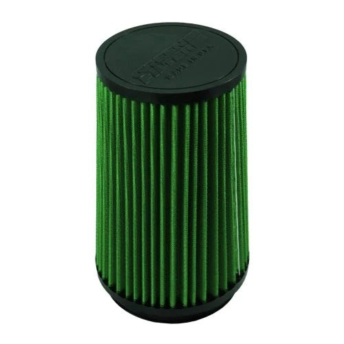 Green Filter Clamp-On Conical Air Filter Element - 5.5 in Diameter Base - 4.75 in Diameter Top - 8.38 in Tall - Green
