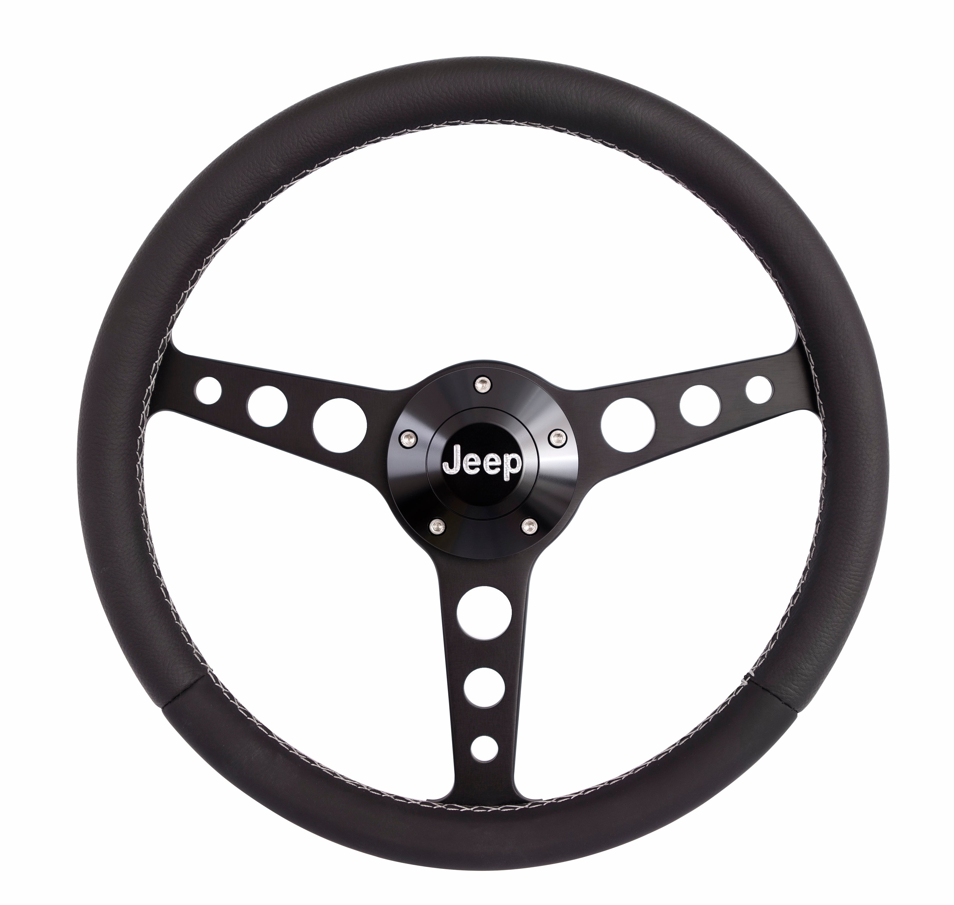 Grant Classic Series Steering Wheel - 13.75 in Diameter - Flat - Black Leather Grip - Black 1929