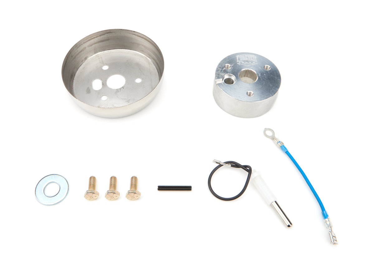 GT Performance GT3 Steering Wheel Adapter - 3-Bolt GT Wheel to OE Column - Polished - GM