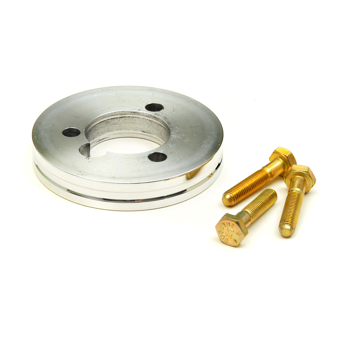 GT Performance Horn Button Riser - 3 in Diameter - 1/2 in Tall - Polished - 3-Bolt Steering Wheels