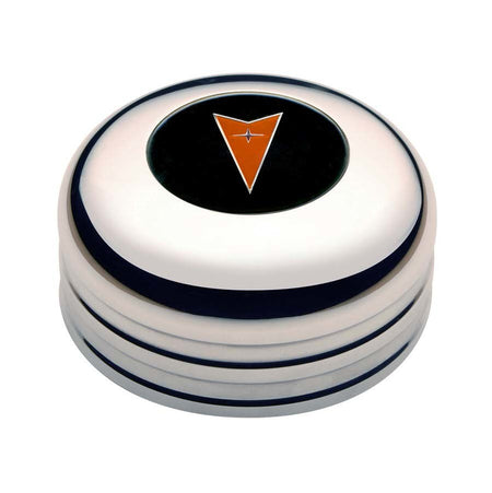 GT Performance GT3 Horn Button - Pontiac Logo - Polished - 3-Bolt Steering Wheels