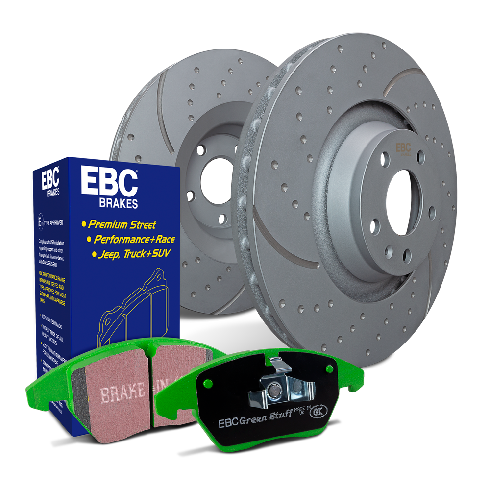 EBC GD Sport Front Directional Brake Rotor and Pad Kit - Mopar 2006-24