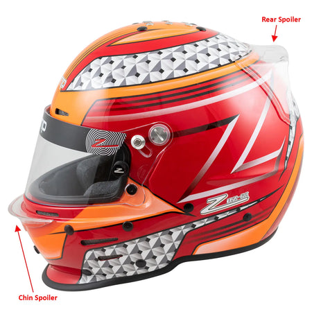 Zamp RZ-64 / RZ-65 / RZ-62 / RZ-44 / RZ-42 / RZ40 / RZ-60 Helmet Chin Spoiler - Clear