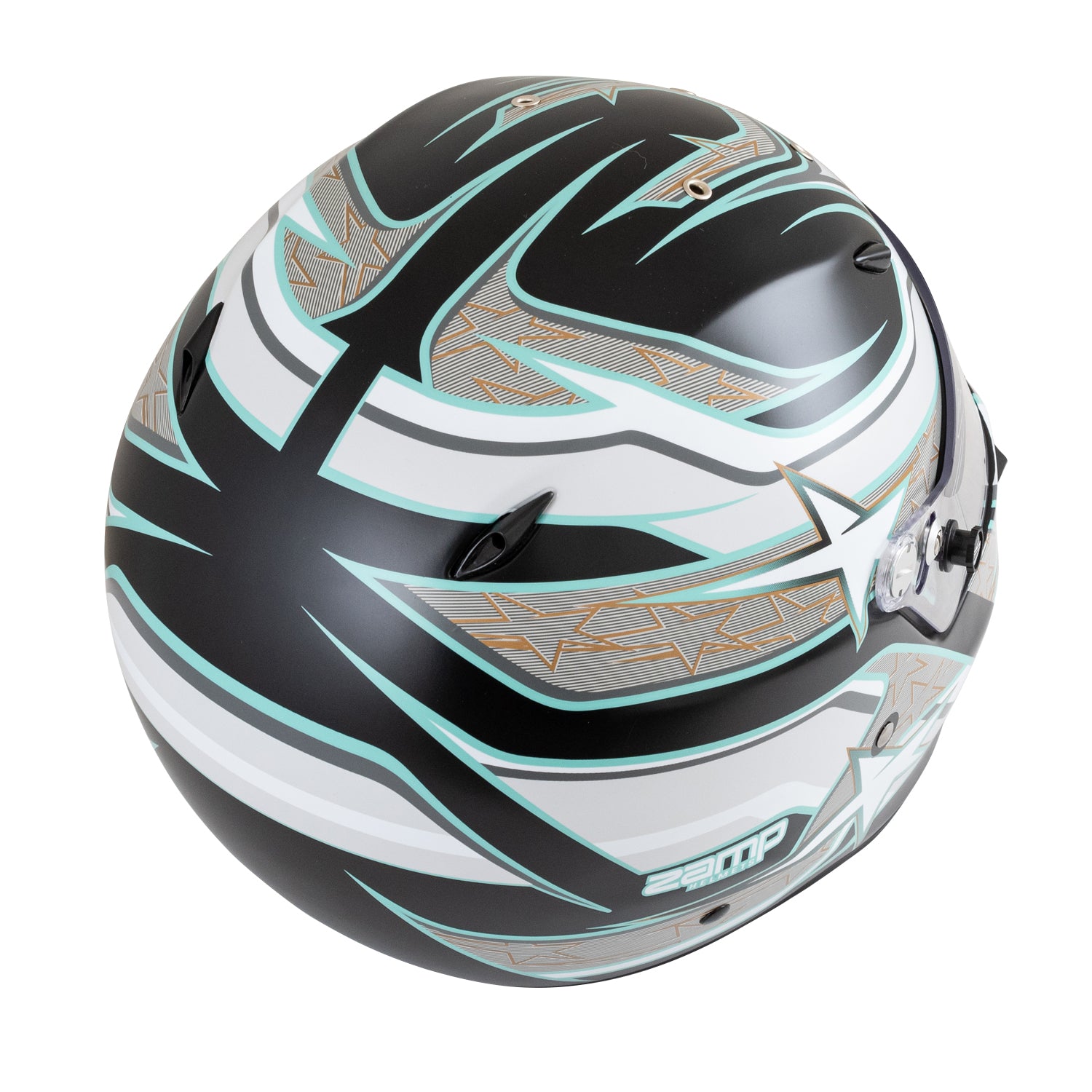 Zamp ZR-72 Helmet - Matte Black/Gray/Light Gray