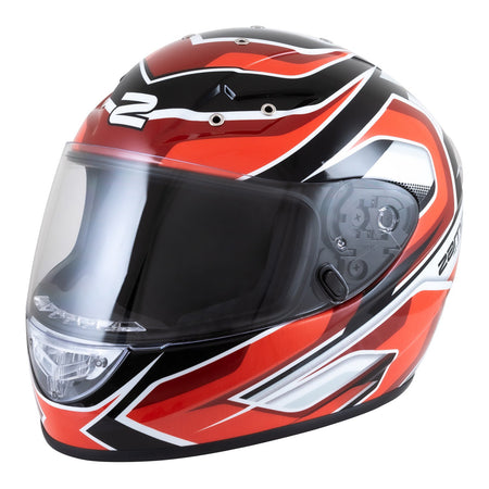 Zamp FS-10 Graphic Helmet - Red / Black