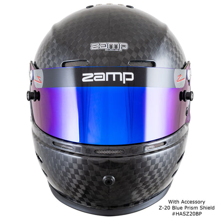 Zamp RZ-66C Helmet - Gloss Carbon