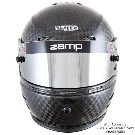 Zamp RZ-66C Helmet - Gloss Carbon