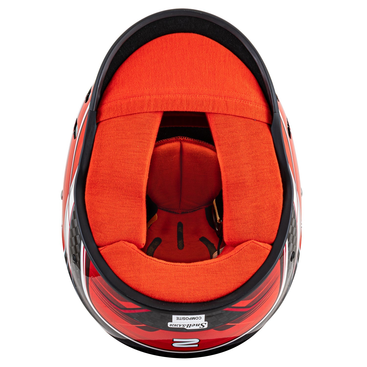 Zamp H781C022XL Zamp RZ-67D Graphic Helmet - Flo Red / Light Red
