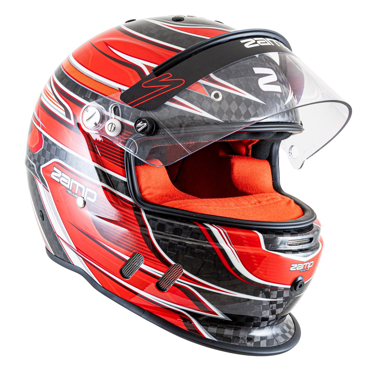 Zamp RZ-67D Graphic Helmet - Flo Red / Light Red
