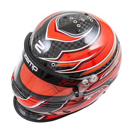 Zamp RZ-67D Graphic Helmet - Flo Red / Light Red