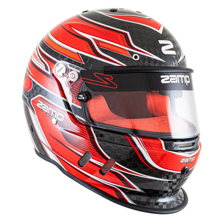 Zamp RZ-67D Graphic Helmet - Flo Red / Light Red
