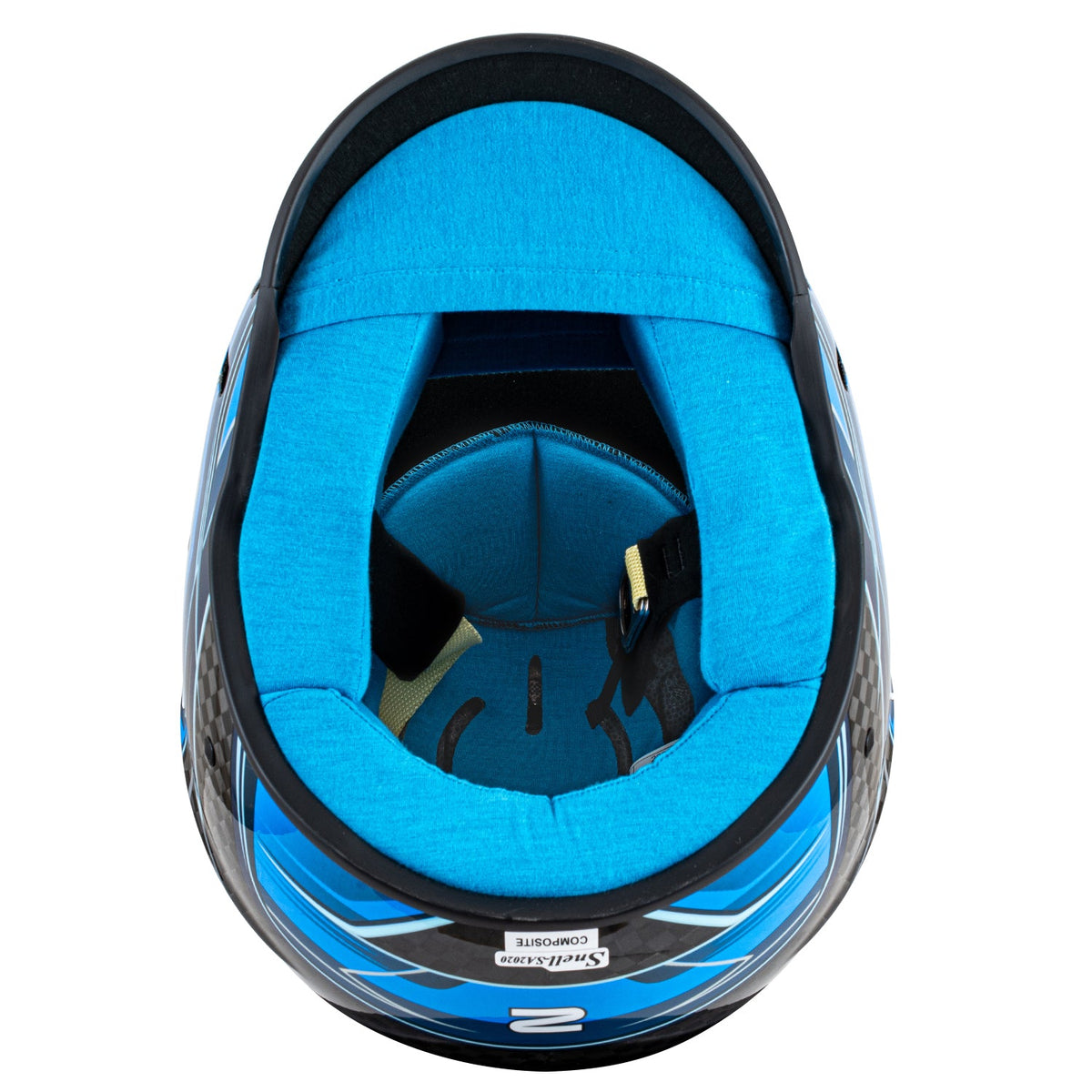 Zamp RZ-67D Graphic Helmet - Flo Blue / Light Blue