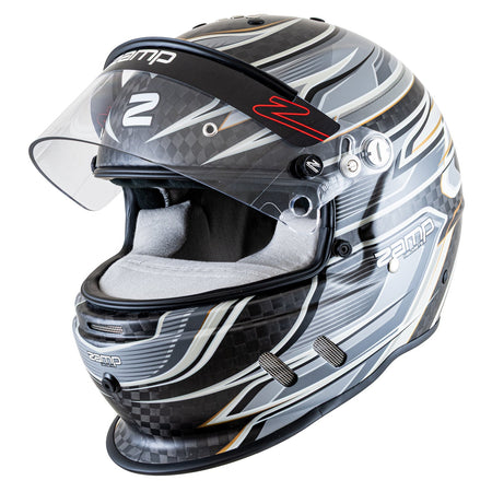 Zamp RZ-67D Graphic Helmet - Gray / Light Gray