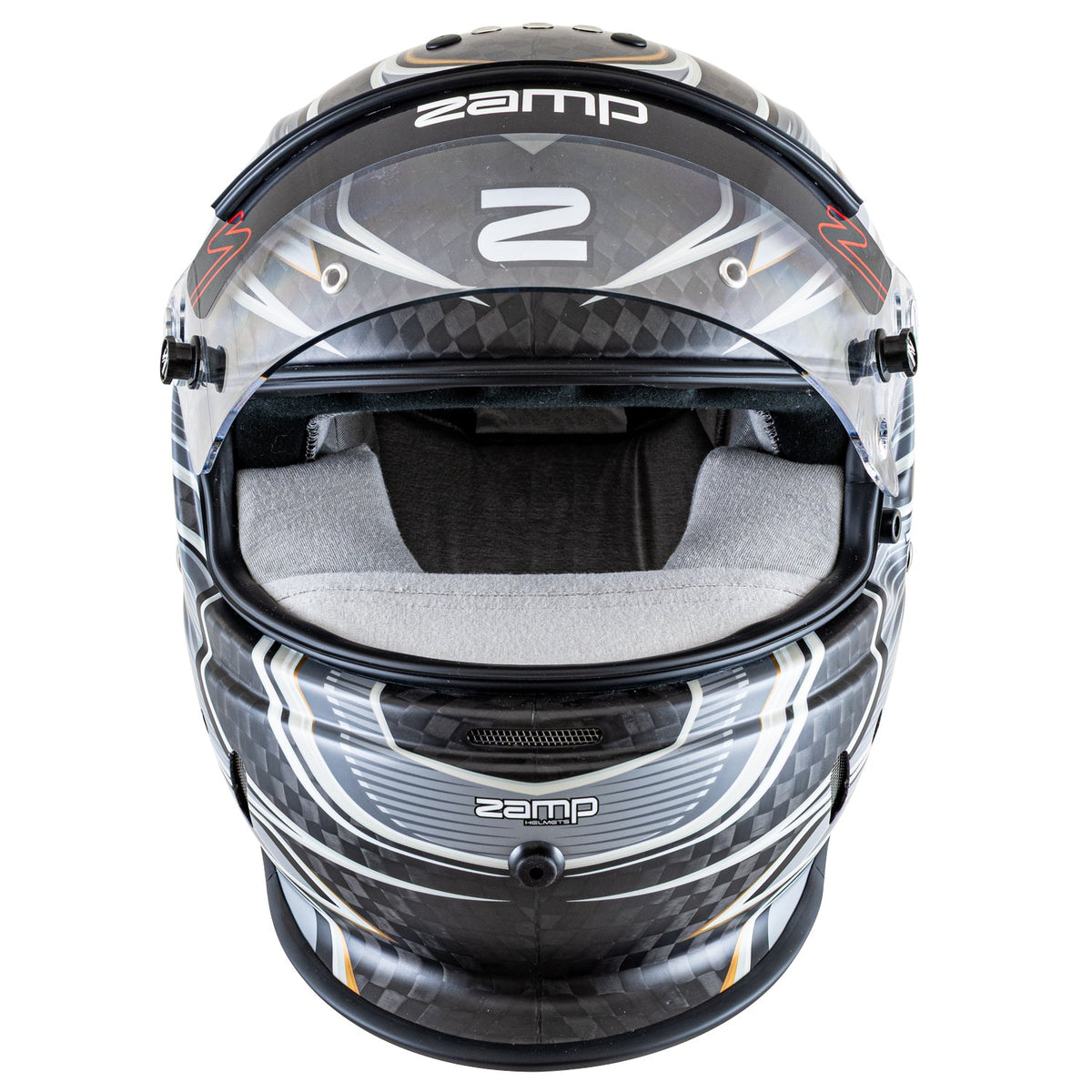 Zamp RZ-67D Graphic Helmet - Gray / Light Gray