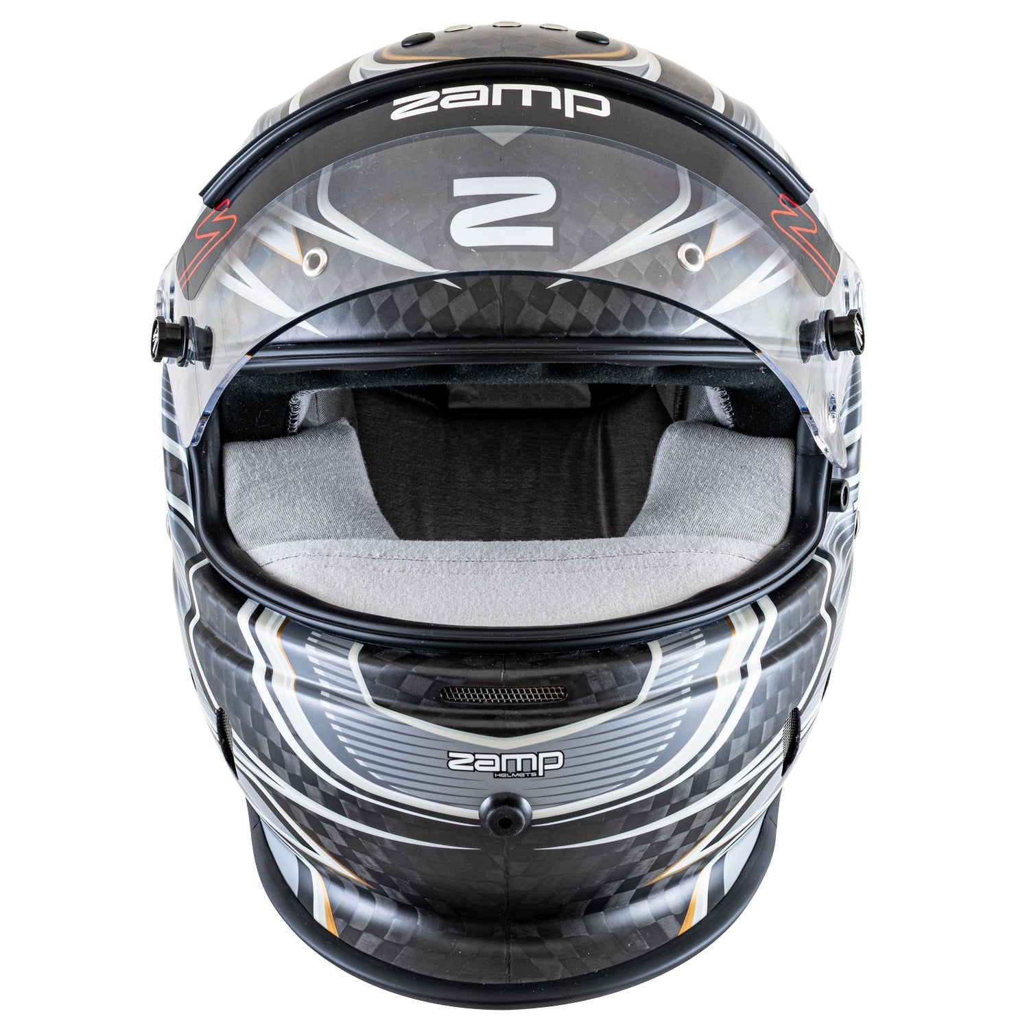 Zamp RZ-67D Graphic Helmet - Gray / Light Gray