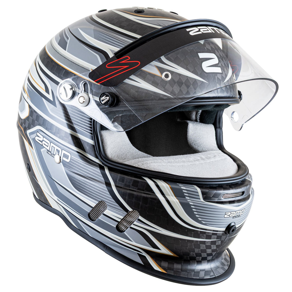 Zamp RZ-67D Graphic Helmet - Gray / Light Gray