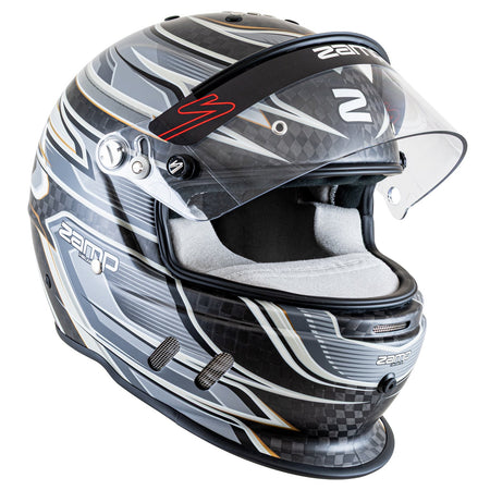 Zamp RZ-67D Graphic Helmet - Gray / Light Gray