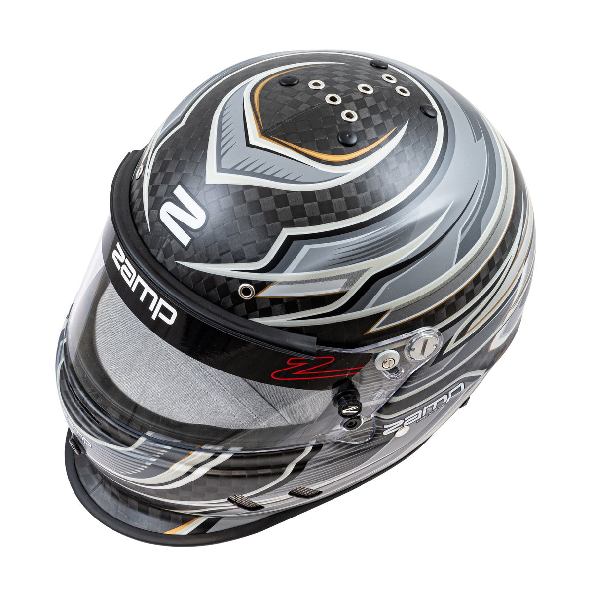 Zamp RZ-67D Graphic Helmet - Gray / Light Gray