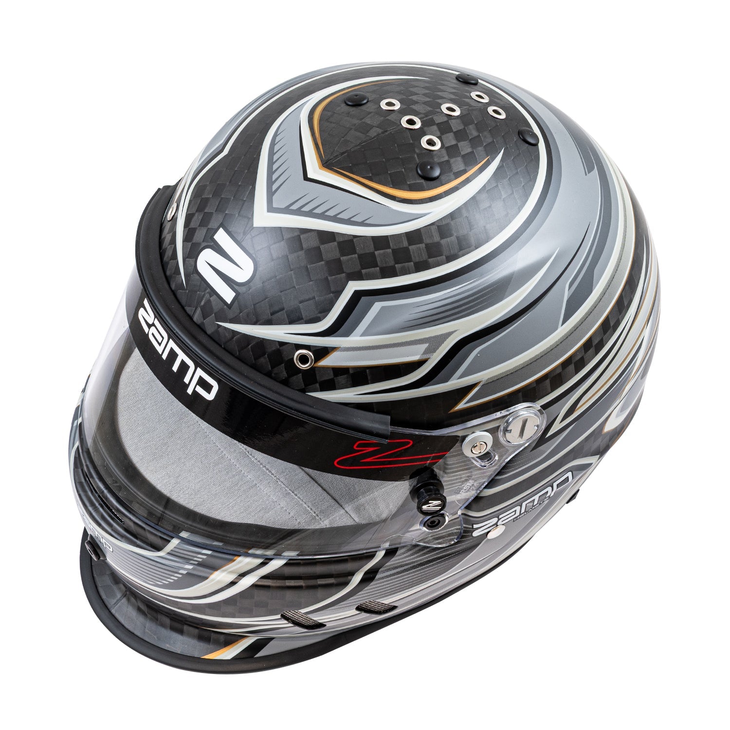 Zamp RZ-67D Graphic Helmet - Gray / Light Gray