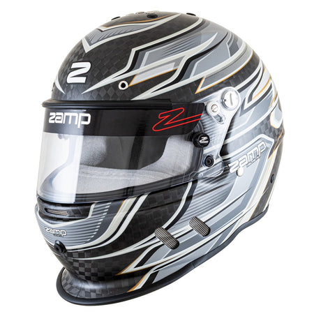 Zamp RZ-67D Graphic Helmet - Gray / Light Gray