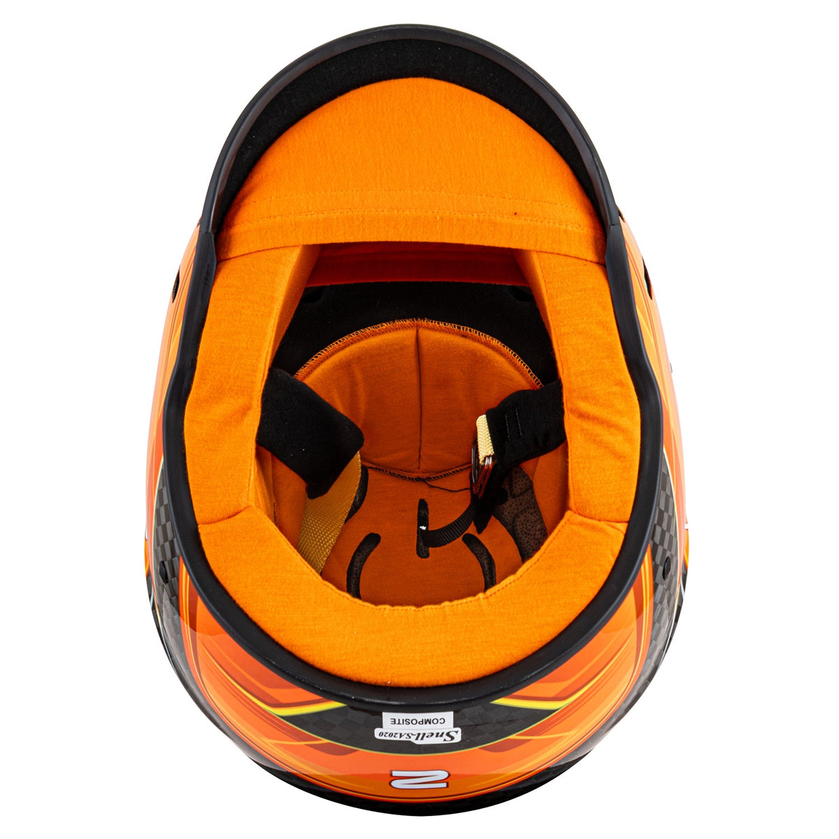 Zamp RZ-67D Graphic Helmet - Flo Orange / Yellow