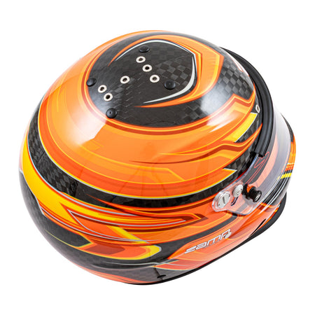 Zamp RZ-67D Graphic Helmet - Flo Orange / Yellow