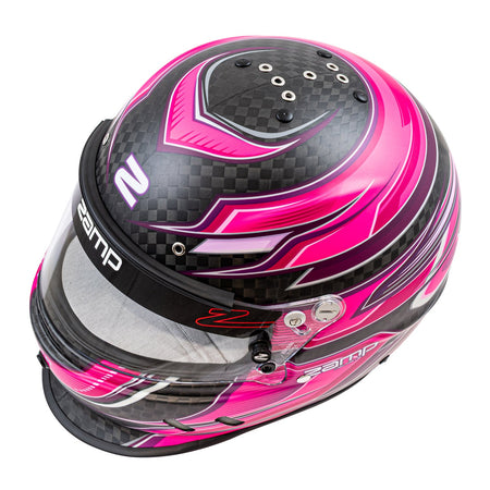 Zamp RZ-67D Graphic Helmet - Flo Pink / Purple