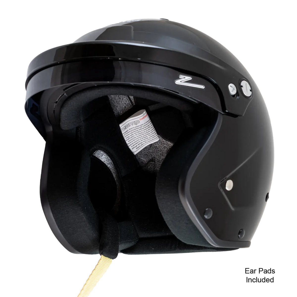 Zamp RZ-19S Helmet - Gloss Black