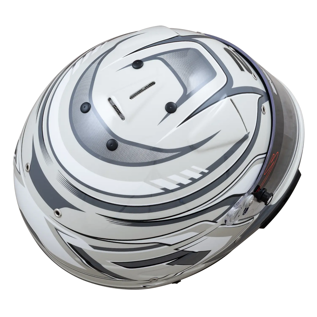 Zamp RZ-70F Helmet - Gray Graphic