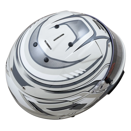 Zamp RZ-70F Helmet - Gray Graphic