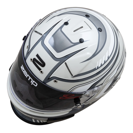 Zamp RZ-70F Helmet - Gray Graphic