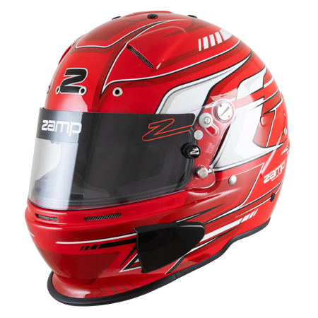 Zamp RZ-70F Helmet - Red Graphic