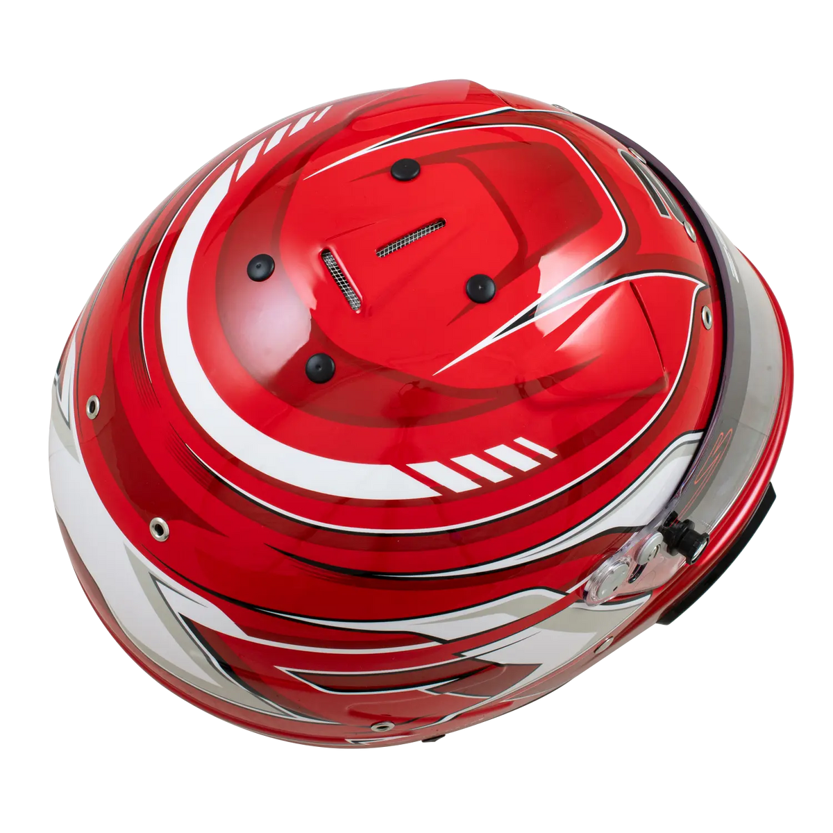 Zamp RZ-70F Helmet - Red Graphic