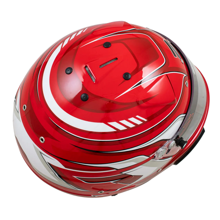 Zamp RZ-70F Helmet - Red Graphic