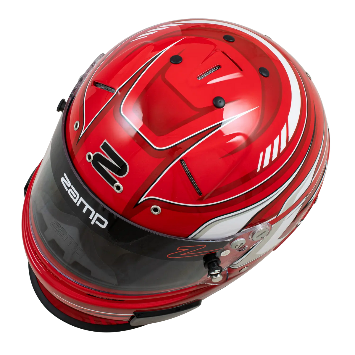 Zamp RZ-70F Helmet - Red Graphic