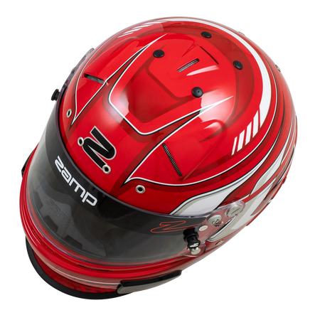 Zamp RZ-70F Helmet - Red Graphic