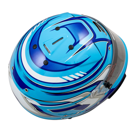 Zamp RZ-70F Helmet - Blue Graphic