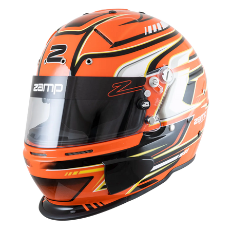 Zamp RZ-70F Helmet - Orange Graphic