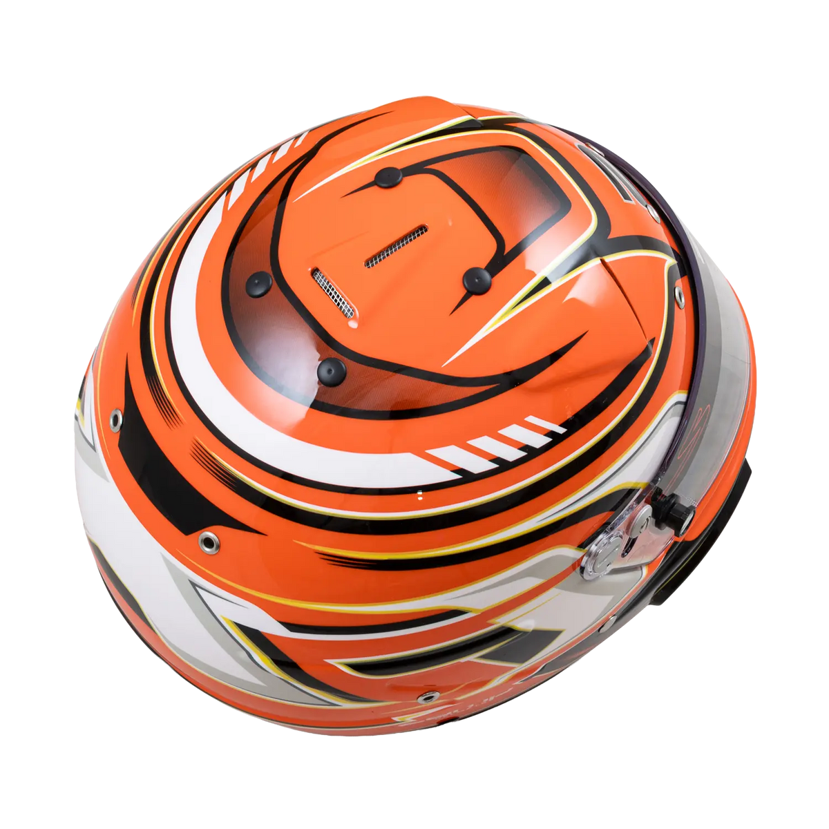 Zamp RZ-70F Helmet - Orange Graphic