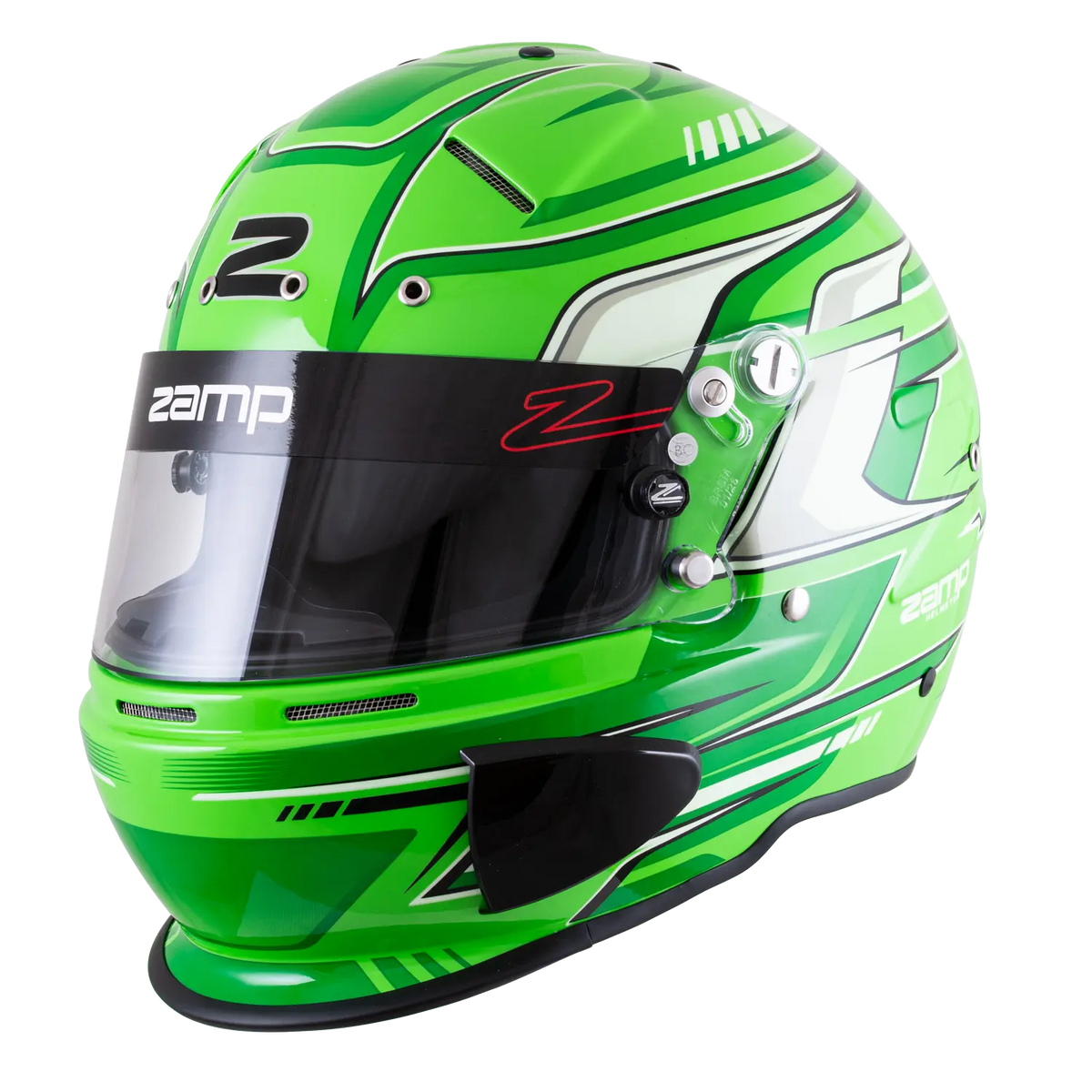 Zamp RZ-70F Helmet - Green Graphic