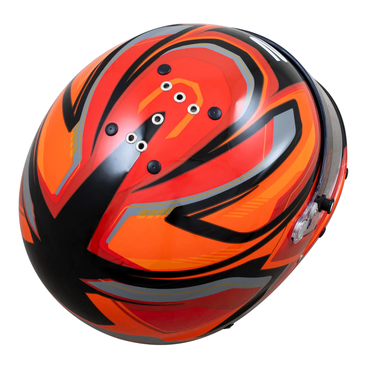 Zamp RZ-63F Helmet - Red / Black Graphic