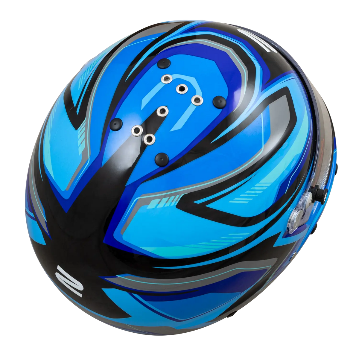 Zamp RZ-63F Helmet - Blue / Black Graphic
