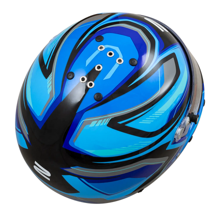 Zamp RZ-63F Helmet - Blue / Black Graphic