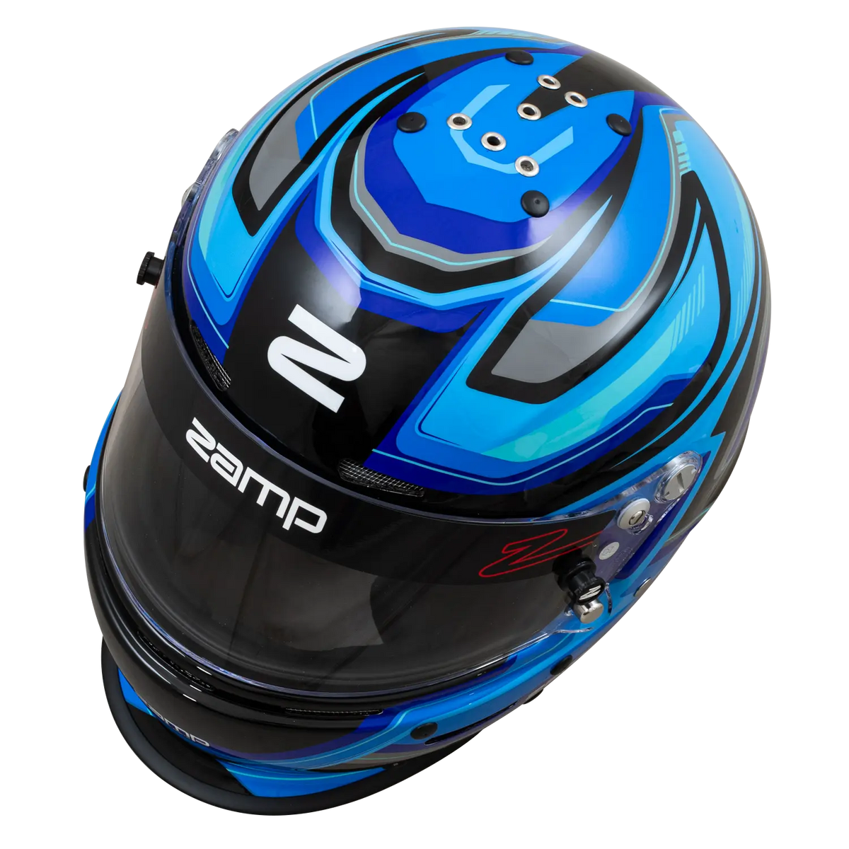 Zamp RZ-63F Helmet - Blue / Black Graphic