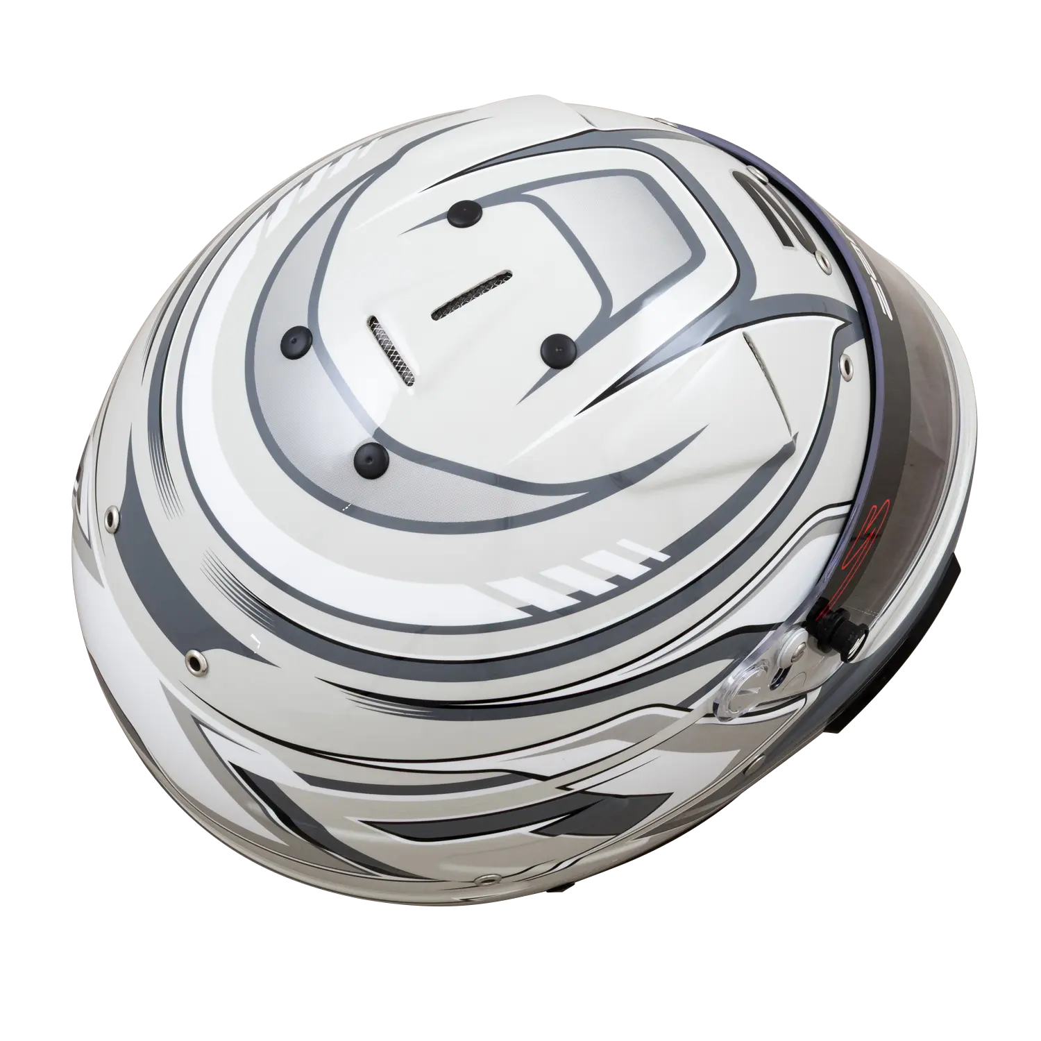 Zamp RZ-70S Helmet - Gray Graphic